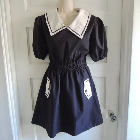 Black & White Maid Uniform Cosplay Anime Dress M - Picture 1 of 7